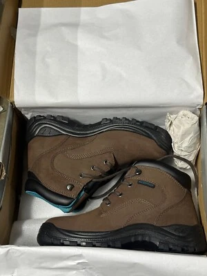 Hytest Botas Mujer Ámbar 6" Calzado Seguridad Trabajo Cuero Marrón 9W K17751 Foto 1 de 4