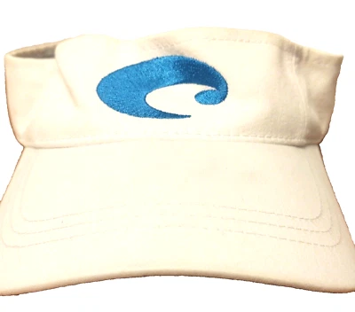 Costa Del Mar Logo Visera Damas Blanco Correa Ajustable Foto 1 de 4