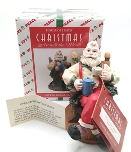 House Of Lloyd Christmas Around The World Coffee Break Santa Stand In Box NOS - Picture 1 of 13