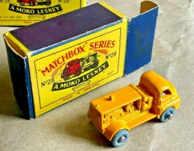 Matchbox 28 Lesney Nº28a. Camión Compresor Bedford MOKO B Caja RARO SIN PINTAR Foto 1 de 4