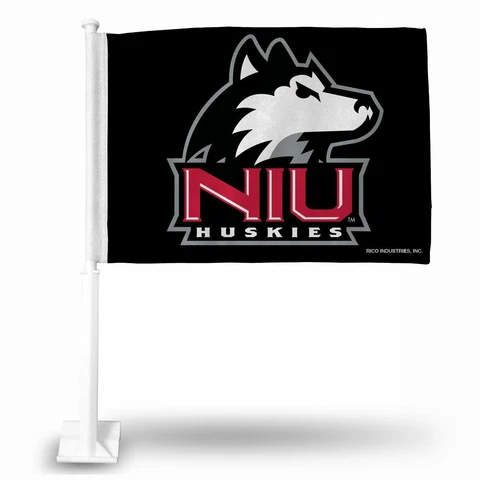 Northern Illinois Huskies 11X14 Window Mount 2-Sided Car Flag Cover