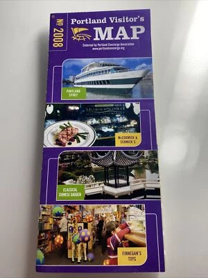 Mapa de Portland Oregon año mapa desconocido Abz Foto 1 de 3