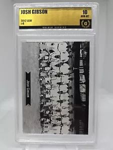 2012 Leaf Josh Gibson #4 Golden Grading ๐ Come nuovo 10 L๐k! - Foto 1 di 3
