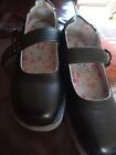 Heavenly Feet Buckle Mary Jane Shoes Worn Twice Lovely Black Chunky Sole Size 6 