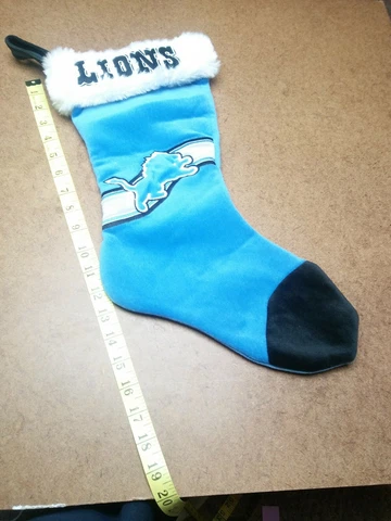 Detroit Lions NFL Football Christmas Holiday Stocking A Cover