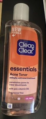 Clean & Clear Essentials Deep Cleaning Acne Toner Oil-Free 8 Oz - Image 1 of 2