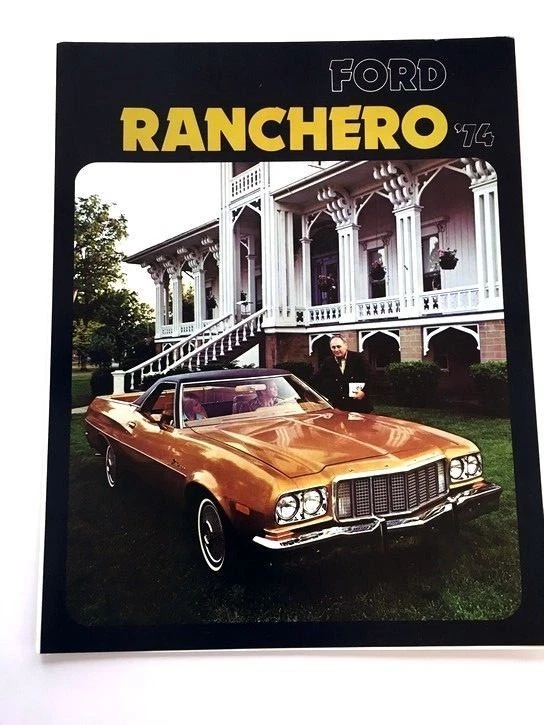 1974 Ford Ranchero Pickup Truck Original Sales Brochure Catalog - GT 500 Squire - Изображение 1 из 3