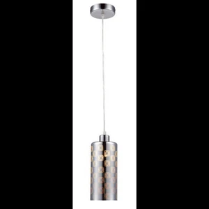 Matador Single Light 4-3/4" Wide Mini Pendant with Square Pattern Glass LED77 - Picture 1 of 1