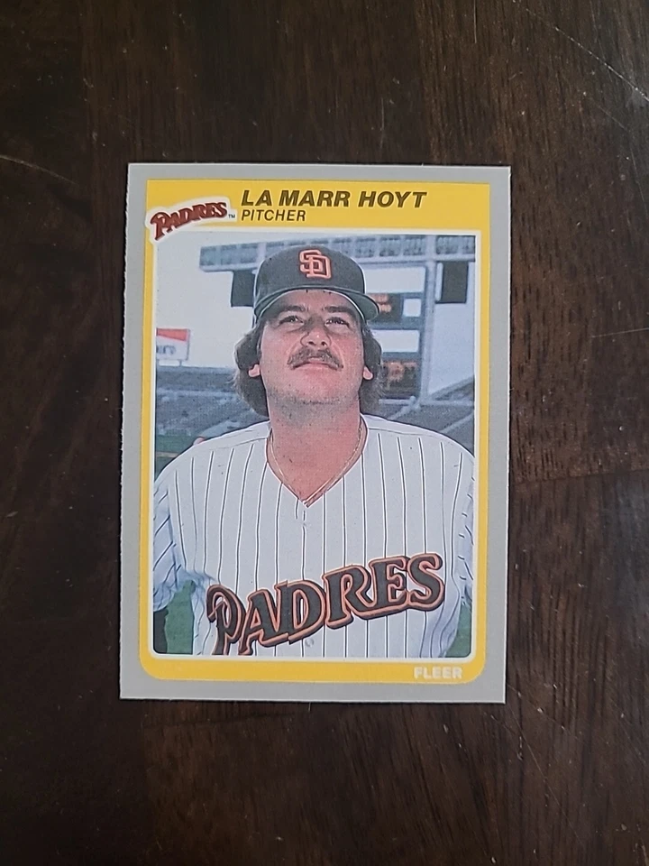 1985 Fleer Update Lamarr Hoyt #U-58 San Diego Padres - Image 1 of 1