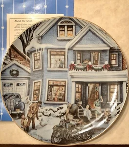 99134-89Z 1988HARLEY-DAVIDSON LIMITED EDITION HOLIDAY CHRISTMAS PLATE #4039 NIB - Picture 1 of 1