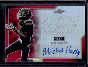 2017 Leaf Metal Mike Harley Red U.S. Army Prospect Autograph Auto #1/5