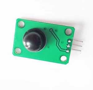 Pyroelectric Infrared sensor Human Body Detecting PIR Motion Sensor 11050 BLACK - Afbeelding 1 van 6
