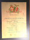 PAGELLA DEL REGNO D