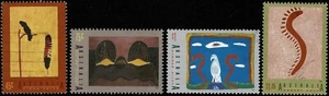 Australia - 1993 Aboriginal Art - Paintings. Set of 4. Fine used. - Bild 1 von 1