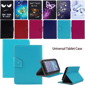 For TCL TAB 8 LE (9137W)/TCL TAB 8 (9132X) Tablet Leather Folio Case Stand Cover - Picture 1 of 32