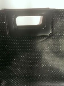 Victoria secret Tote Bag Large sparkles black 17x12 book bag 