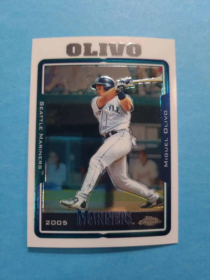MIGUEL OLIVO 2005 TOPPS CHROME BASEBALL CARD # 453 G0429 - Image 1 of 1