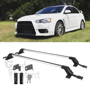 43.3" Car Top Roof Rack Cross Bar Luggage Carrier For Mitsubishi Lancer 2007-18 - Picture 1 of 16