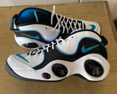 Nike Air Zoom Flight 95 White/Photo Blue-Black Size 9.5 new - Image 1 of 4