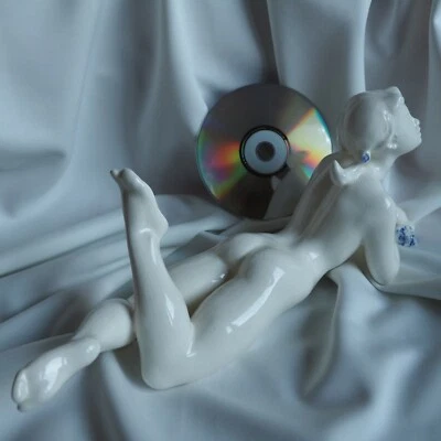 Antique German Art Nouveau Porcelain Naked Girl Young Lady Statue Nude Figurine - Image 1 of 4