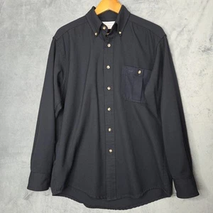 CC Filson Shirt Mens M Dark Navy Style 865 Virgin Wool Button Down Made In USA - Picture 1 of 13