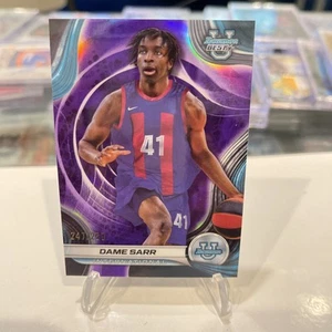 2024-25 Bowman U Best Dame Sarr Purple Refractor /250 🔥 Better than Alex Sarr? - Bild 1 von 4