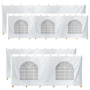 20x30 Tent Sidewall Kit 7ft H Solid & Window Blockout 16oz Vinyl Panels - Picture 1 of 11