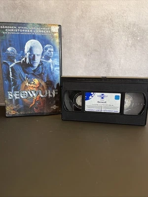 Beowulf 1999 Uncut VHS German PAL Video Großbox Christopher Lambert  Kassette - Bild 1 von 4