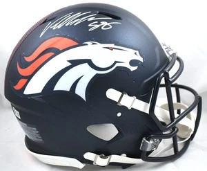 Von Miller Signed Denver Broncos F/S 2024 Speed Authentic Helmet- Beckett W Holo - Picture 1 of 5