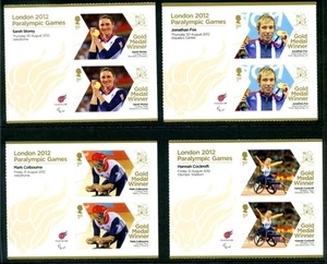 2012 PARALMPIC GAMES GREAT BRITAIN 1st CLASS COMMEMORATIVE SET 34 x2 FACE £115+ - Picture 1 of 8