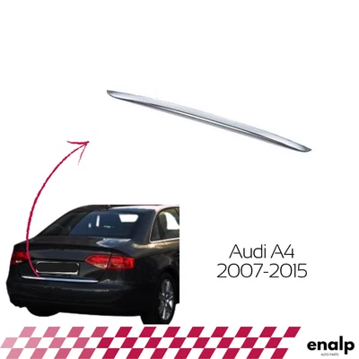 Cubierta inferior de equipaje cromada 1 pieza para Audi A4 2007-2015 Foto 1 de 4