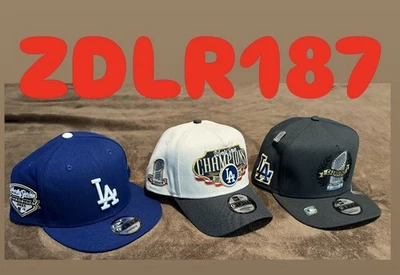 3 HAT CHAMPIONS LOCKER PARADE LA DODGERS 2025 WORLD SERIES CAP SNAPBACK NEW - Image 1 of 4