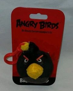 Angry Birds Black Bomb Bag Clip New - Picture 1 of 2