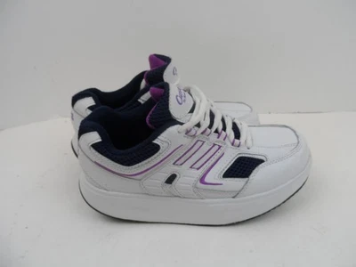 Curves for Women Sneakers Women's Fitness Shoes White Purple Leather - Size 7 - Image 1 of 4