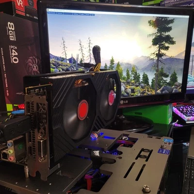 XFX AMD Radeon RX 590 Fatboy 8GB GDDR5 PC Gaming Graphics Card | Expertly Tested - Image 1 of 4