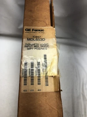 GE FANUC IC697MDL653D SERIE 90-70 ENTRADA LÓGICA DISCRETA MDL 24VDC 32PT POS/NEG Foto 1 de 4