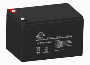 Leoch 4x 12V 15Ah 14 AH Batteries with 5mm Screw Terminals LDC1214.