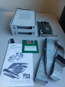 Adaptec Controller SCAdaptec Controller SCSI 29160N schSI 29160N scheda + 2 rack - Foto 1 di 3