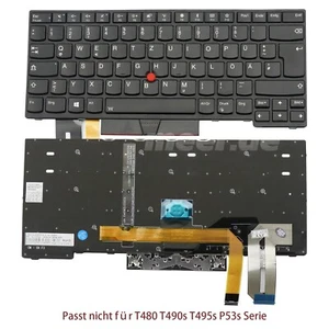 Neu Deutsch Tastatur für Lenovo Thinkpad L380 L390 L480 L490 L380 yoga L390 yoga - Afbeelding 1 van 5