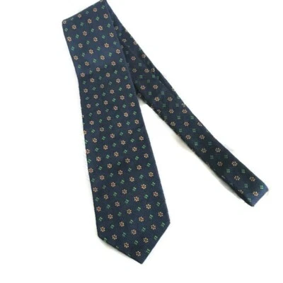 Corbata LAUREN RALPH LAUREN 3,75"x 57" Azul Amarillo Verde Rojo Seda/Algodón Foto 1 de 4