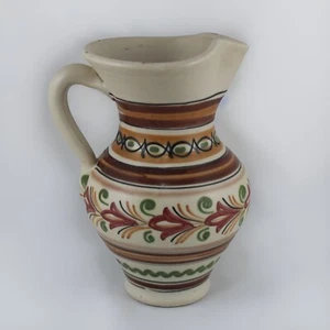 Jarra Ceramica Popular PUENTE DEL ARZOBISPO Pintada a mano Artesania VINTAGE 70s - Picture 1 of 6