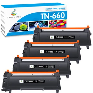 4PK TN660 TN630 Toner Compatible With Brother HL-L2300D MFC-L2740DW MFC-L2707DW - Picture 1 of 11