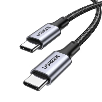 Ugreen USB C to USB C Fast Charger Cable 100W PD 5A Charging. 0.5m 1m 2m 3m - Image 1 of 4