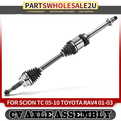 Front Right Side CV Axle Assembly for Toyota RAV4 2001-2003 Scion tC 2005-2010 Foto 1 de 4