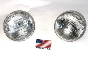 NOS Vintage Pair Of High And Low Beam 4 Headlight Lamp System GE USA MADE - Picture 1 of 3