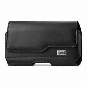 For iPhone 8 Plus 7 Plus Leather Pouch Case Holster - Fits Hybrid Protector - Picture 1 of 4