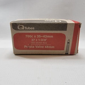 QTubes TU6889 27x1 - 3/8" 700c x35-43mm ISO 35/43 622 Presta Valve 48mm Tube Vélo - Photo 1/5