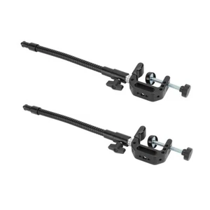 2x CAMVATE Flexible Metal Gooseneck Arm w/Clamp Mount Base fr Camera Light/Phone - Picture 1 of 8