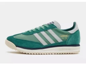 Zapatos Adidas Originales SL 72 RS en Verde y Gris - Imagen 1 de 7