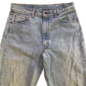 Levis 554 Relaxed Jeans Mens 34x32 VTG 80s Baggy Wide Leg Light Wash USA Made - Picture 1 of 13